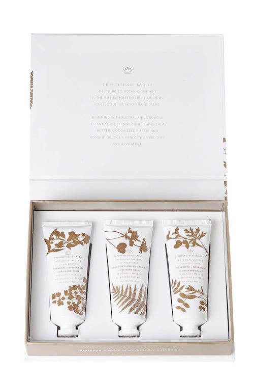 Botanical Gardens of Melbourne Luxe Hand Balm Trio Gift Set