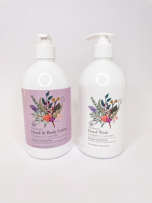 Therapeutic Eucalyptus & Lavender Hand/Body Care Duo