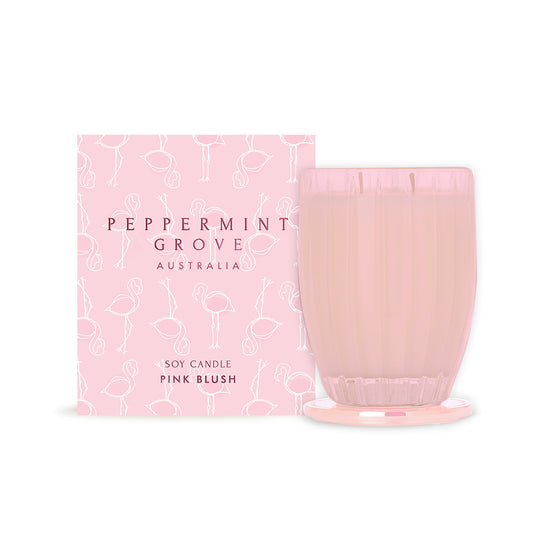Peppermint Grove - Pink Blush Soy Candle 370g Limited Edition