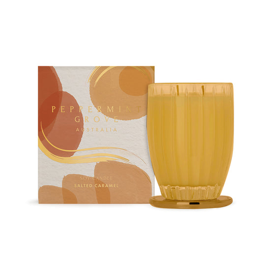 Peppermint Grove - Salted Caramel Soy Candle 370g Limited Edition