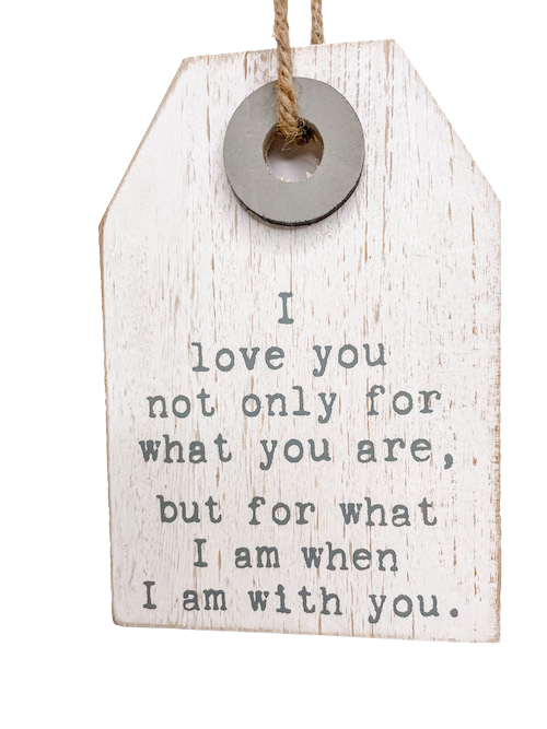 Hanging Wall Art - I Love You Quote 